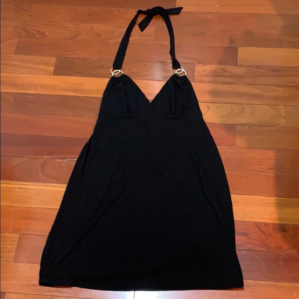 Black halter top